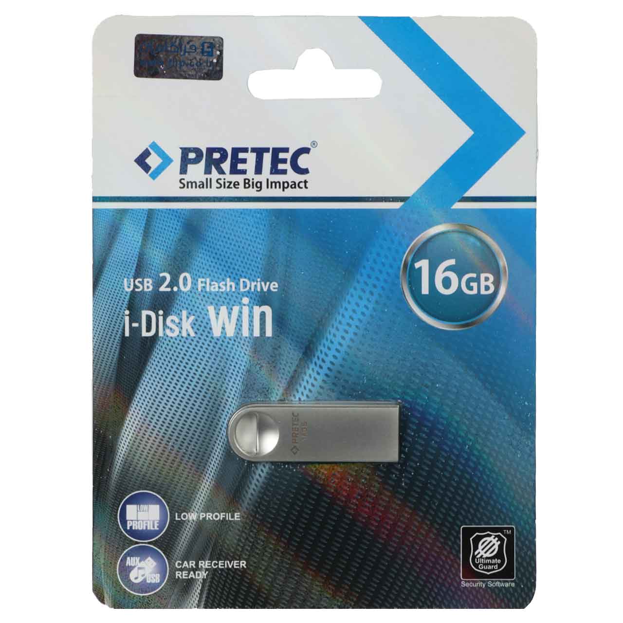 Pretec Win USB 2.0 Flash Memory - 16GB - نقره ای (گارانتی فراگامان)